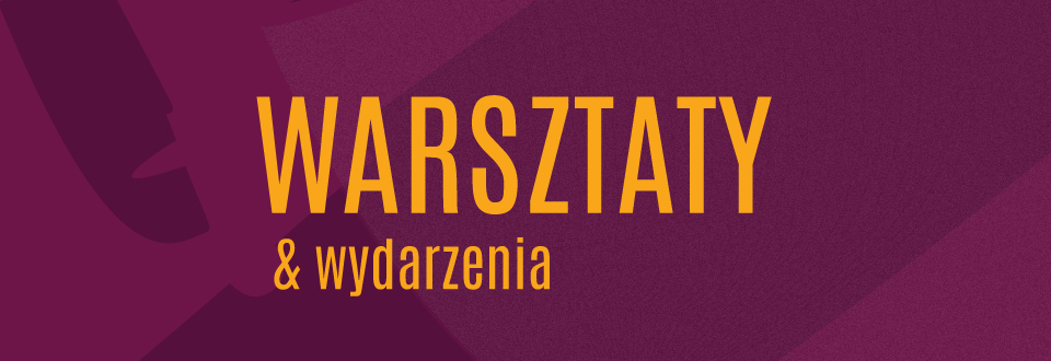 Baner promujący wydarzenia, szkolenia i warsztaty w Rybniku